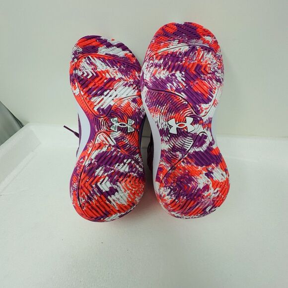 Under Armour Unisex Youth GS School Jet '21 Basketball Shoes Purple 3024794 005‎ - Picture 4 of 10